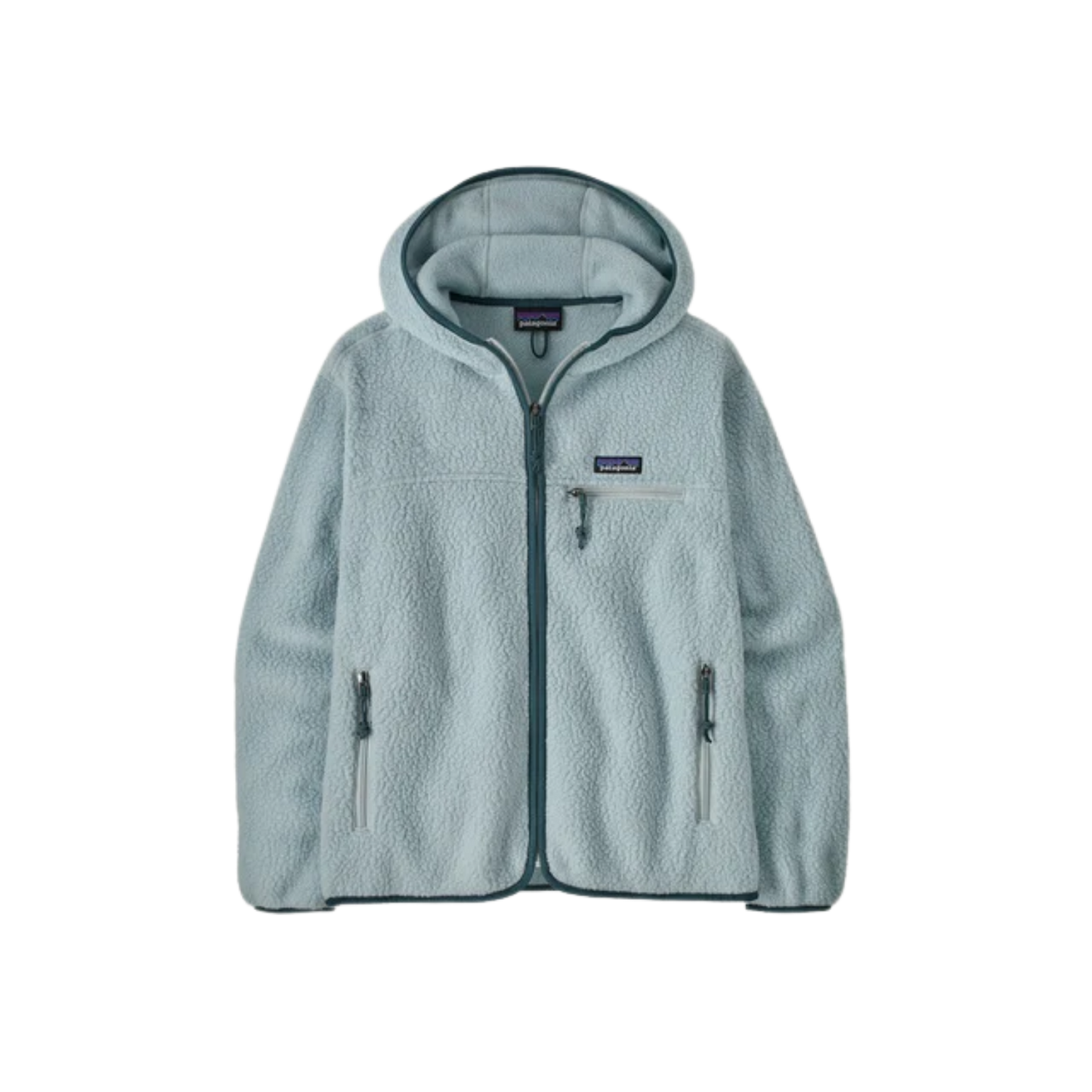 PATAGONIA W RETRO PILE HOODY VIRTUALLY BLUE