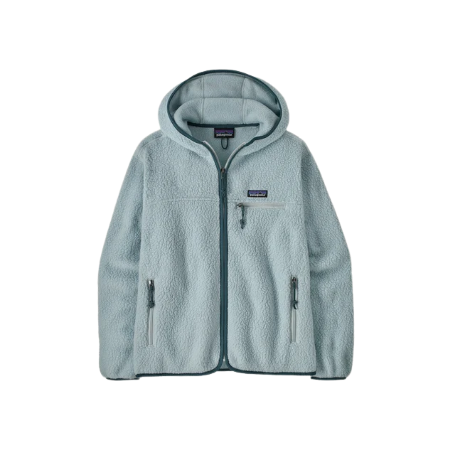 PATAGONIA W RETRO PILE HOODY VIRTUALLY BLUE