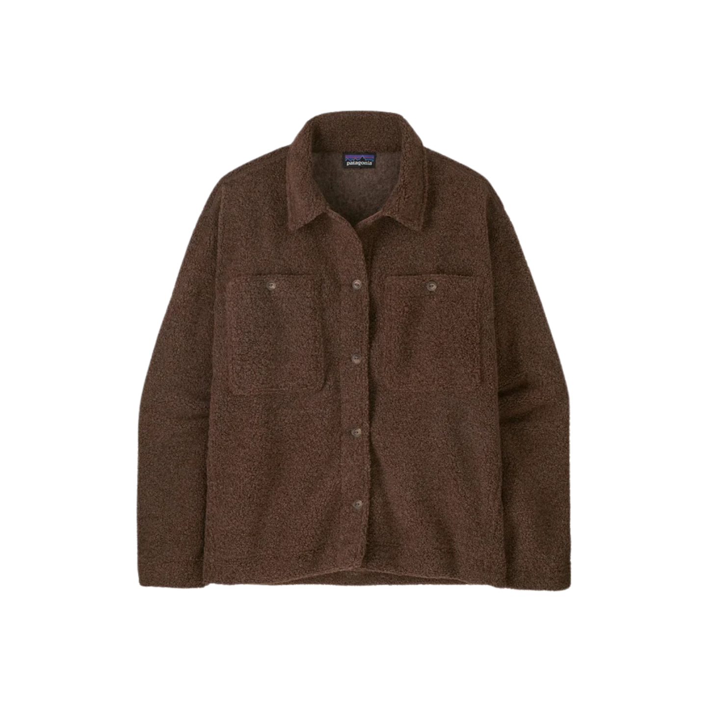 PATAGONIA W SWEATER SHIRT JKT BERM BROWN