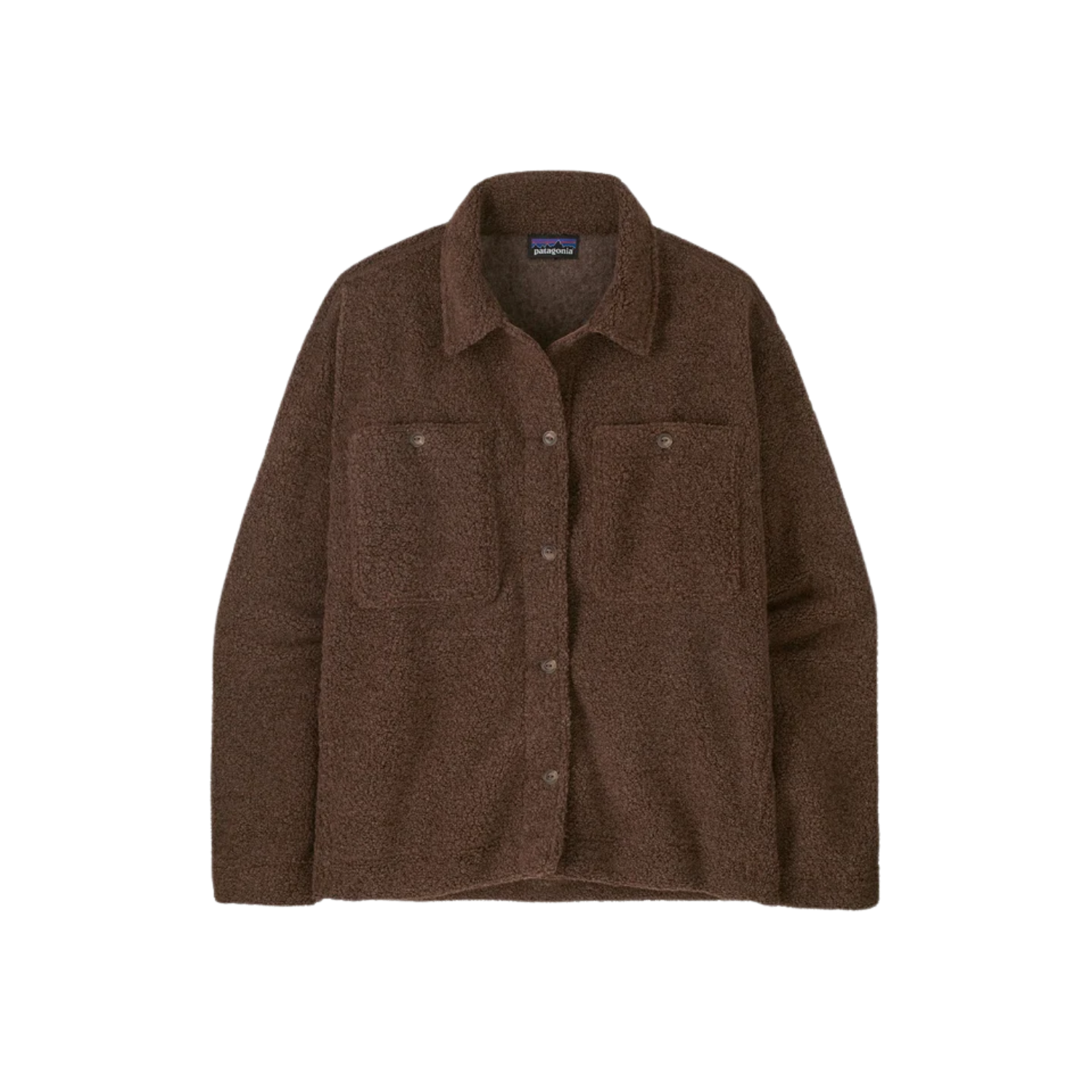 PATAGONIA W SWEATER SHIRT JKT BERM BROWN