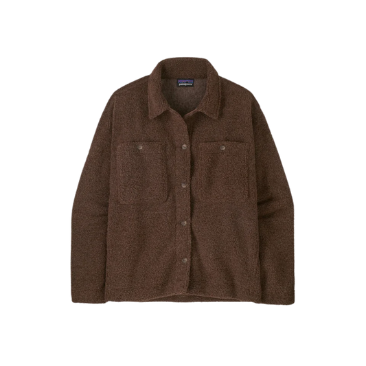 PATAGONIA W SWEATER SHIRT JKT BERM BROWN