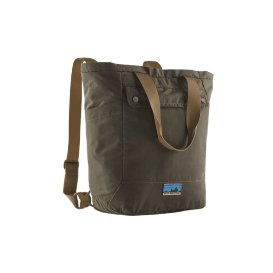 PATAGONIA WAXED CANVAS TOTE PACK BASIN GREEN