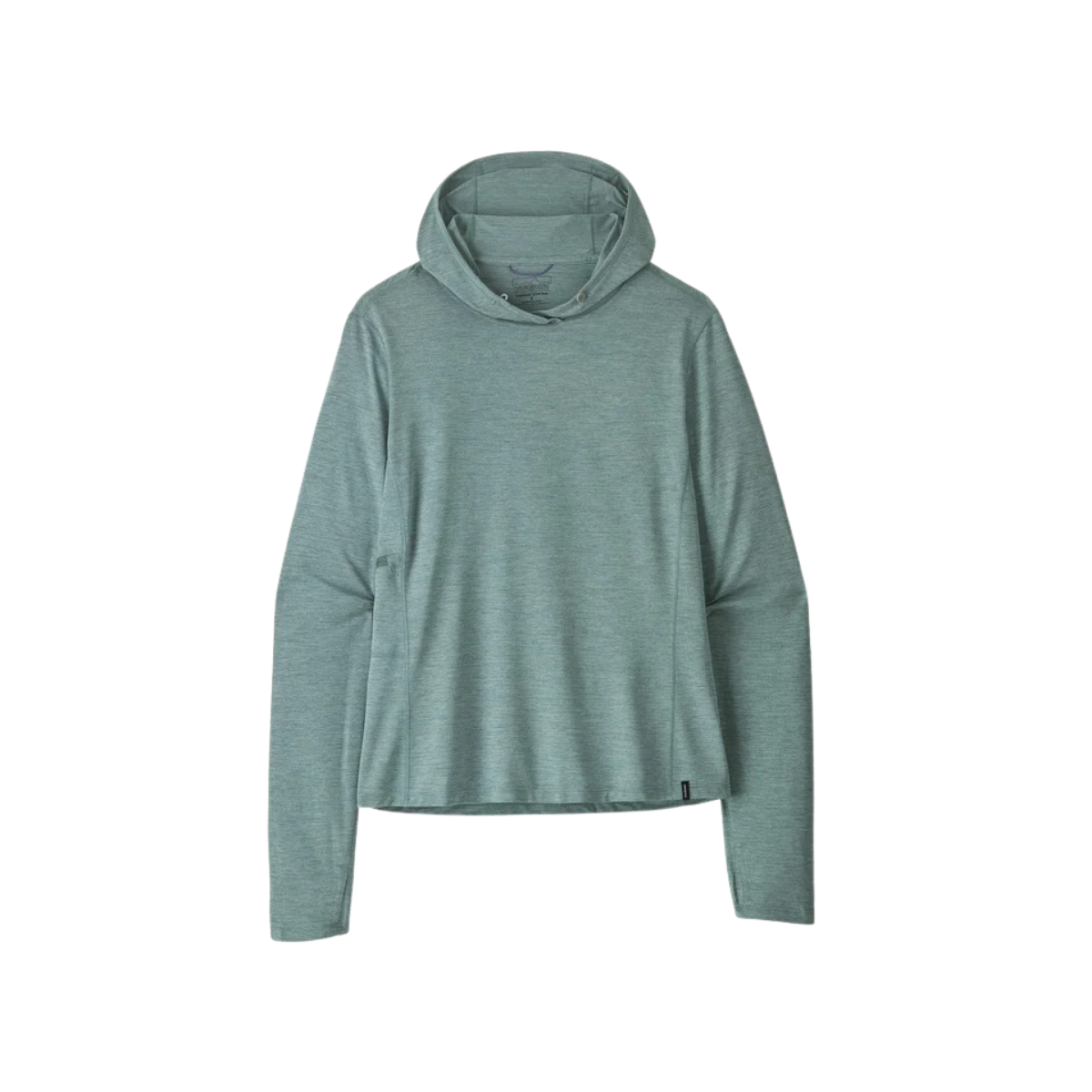 PATAGONIA WOMENS CAP COOL SUN HOODIE BLUE SAGE