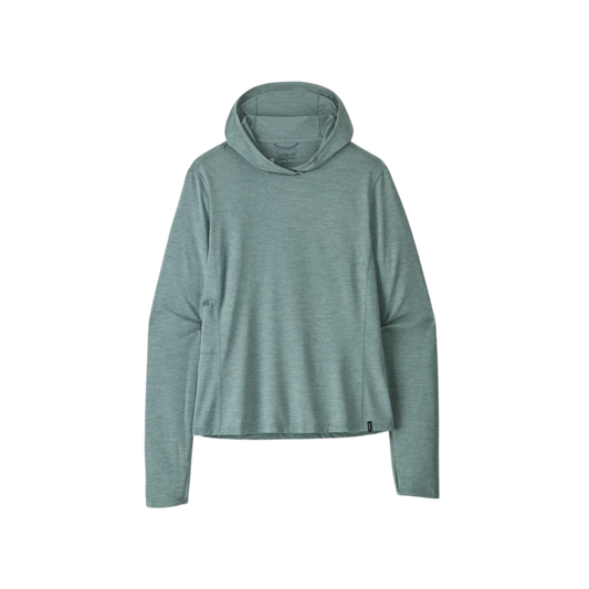 PATAGONIA WOMENS CAP COOL SUN HOODIE BLUE SAGE