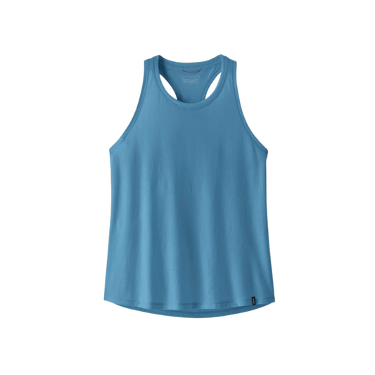 PATAGONIA WOMENS CAP COOL TRAIL TANK SHORE BLUE