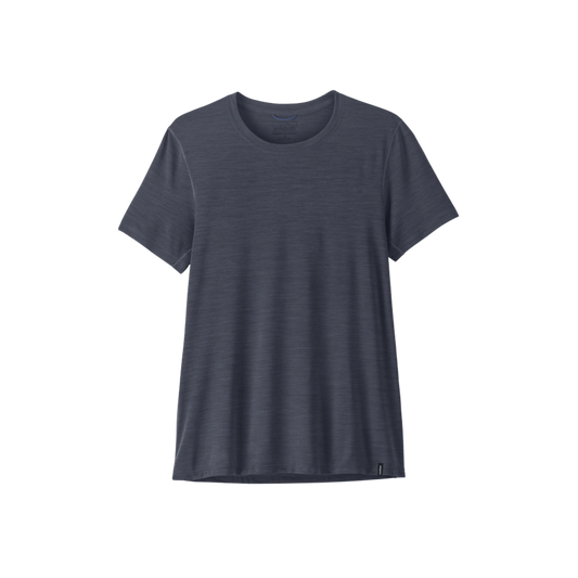 PATAGONIA WOMENS CAP COOL ULTRA SHIRT SMOLDER BLUE