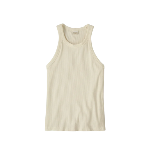 PATAGONIA WOMENS RIB KNIT TANK WHITE