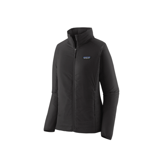 PATAGONIA WOMEN'S NANO-AIR LIGHT HYBRID JACKET, BLACK, FRONT ANGLE, SM, MD, LG, XL