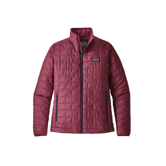 PATAGONIA WOMEN'S NANO PUFF JACKET, ARROW RED, FRONT ANGLE, SM, MD, LG, XL