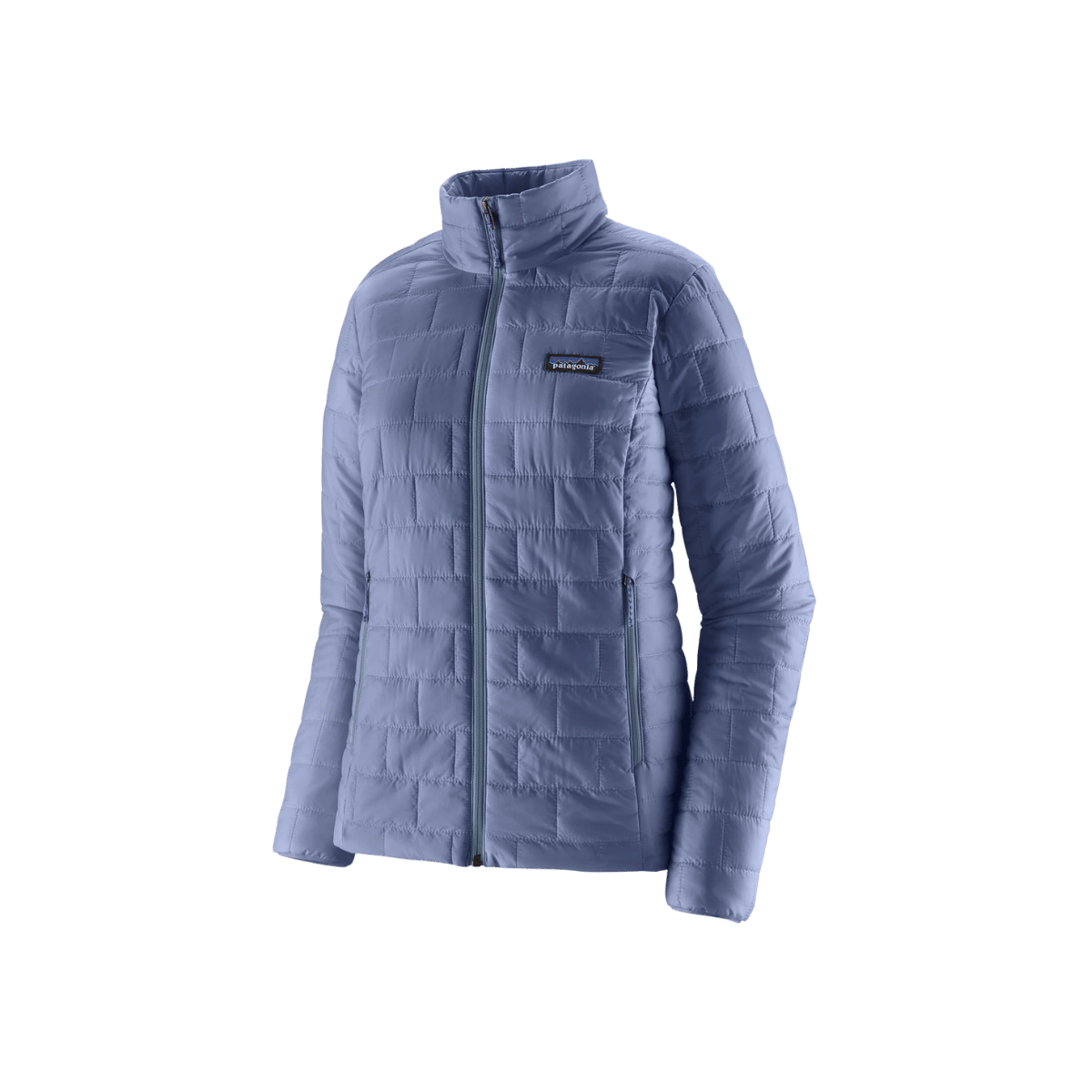 PATAGONIA WOMEN'S NANO PUFF JACKET, CURRENT BLUE, FRONT ANGLE, SM, MD, LG, XL