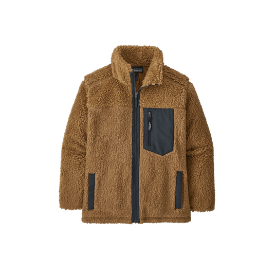 PATAGONIA WOMEN'S RETRO-X COAT, NEST BROWN, FRONT ANGLE, SM, MD, LG, XL