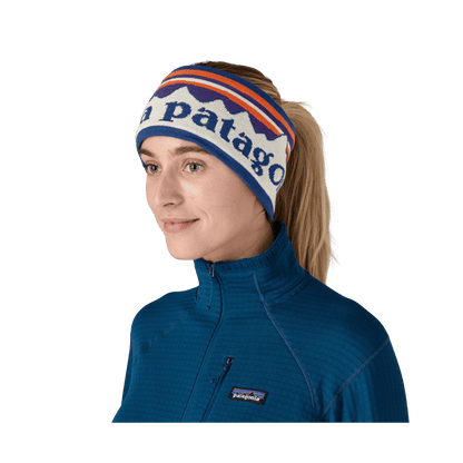 PATAGONIA POWDER TOWN HEADBAND - BIRCH WHITE - FRONT VIEW