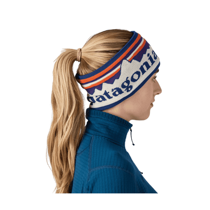 PATAGONIA POWDER TOWN HEADBAND - BIRCH WHITE - BACK VIEW