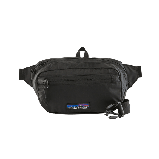 PATAGONIA ULTRA LIGHT BLACK HOLE MINI HIP PACK - BLACK - FRONT VIEW