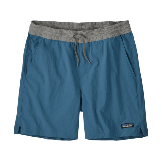 PATAGONIA BAGGIES LIGHTS SLIM SHORTS 6" - STILL BLUE FRONT