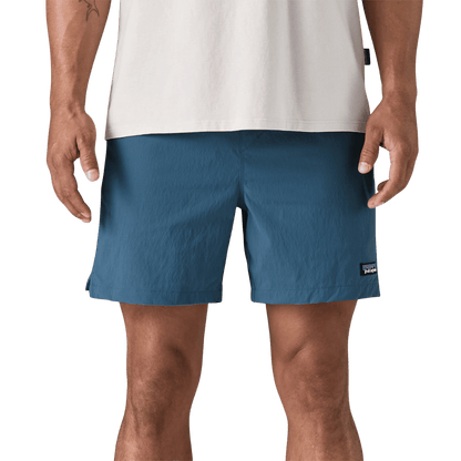 PATAGONIA BAGGIES LIGHTS SLIM SHORTS 6" - STILL BLUE WW FRONT