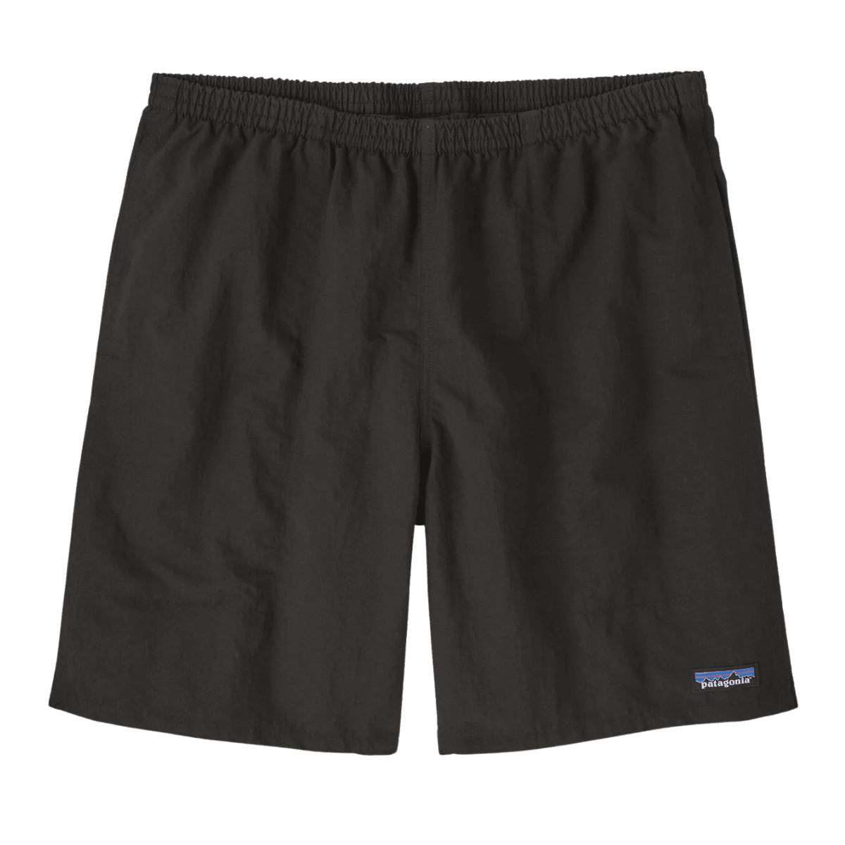 PATAGONIA MEN'S BAGGIES LONGS 7" INSEAM SHORT - BLACK - MAIN IMAGE FRONT VIEW