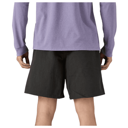 PATAGONIA MEN'S BAGGIES LONGS 7" INSEAM SHORT - BLACK - BACK VIEW WW