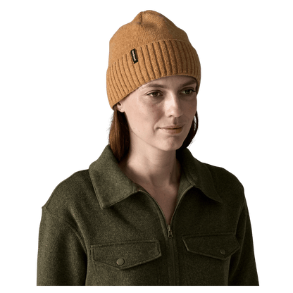 PATAGONIA BRODEO CLASSIC CUFF BEANIE - TALON GOLD - FRONT VIEW WW
