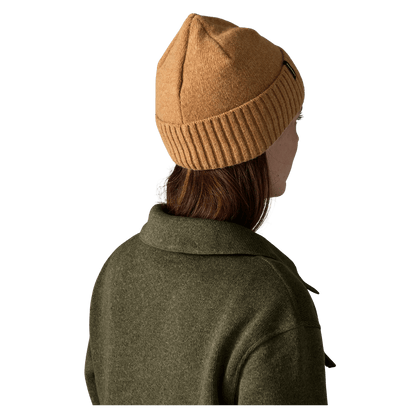 PATAGONIA BRODEO CLASSIC CUFF BEANIE - TALON GOLD - BACK VIEW WW