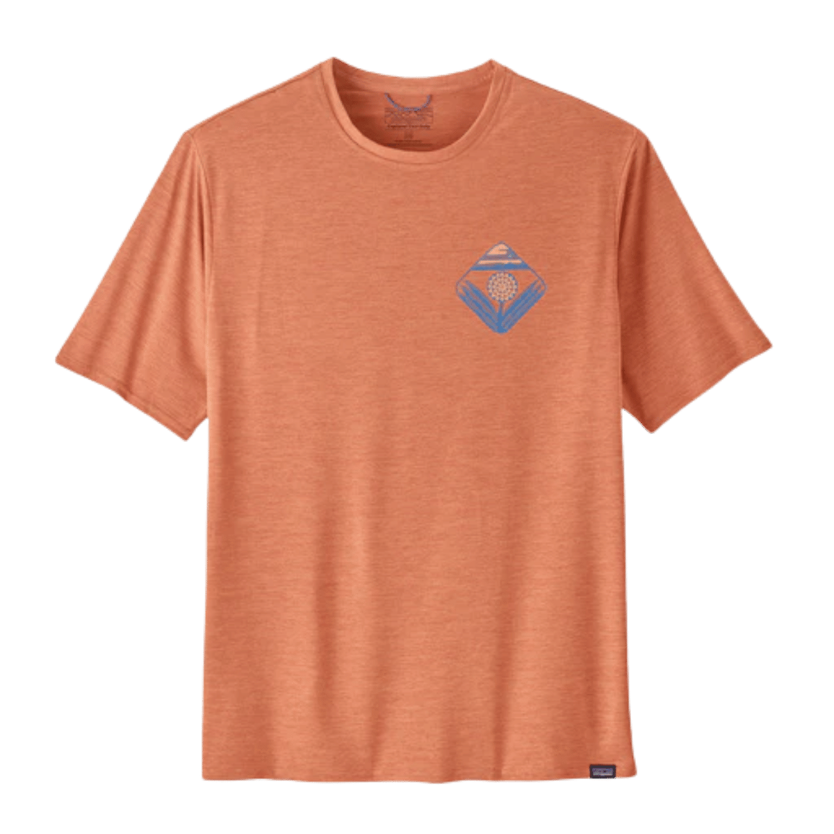 PATAGONIA CAPILENE COOL DAILY GRAPH SHIRT - SIENNA CLAY FRONT