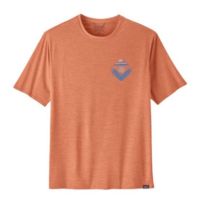 PATAGONIA CAPILENE COOL DAILY GRAPH SHIRT - SIENNA CLAY FRONT