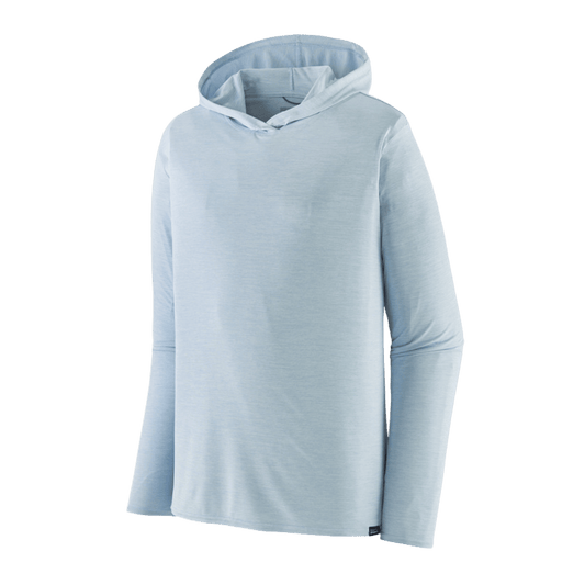 PATAGONIA CAPILENE COOL DAILY HOODY - UTILITY BLUE FRONT