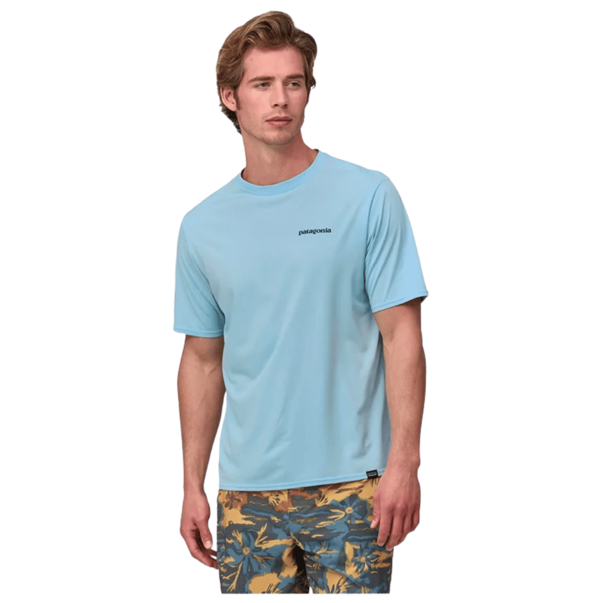 PATAGONIA CAPILENE COOL DAILY SHIRT WATER - CHILLED BLUE WW FRONT