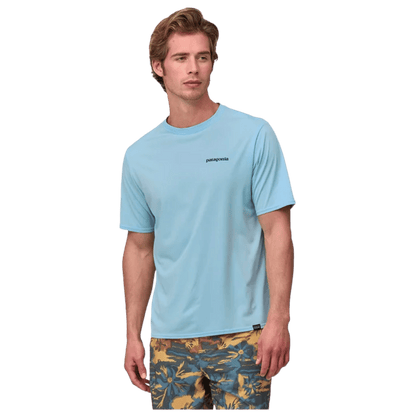 PATAGONIA CAPILENE COOL DAILY SHIRT WATER - CHILLED BLUE WW FRONT