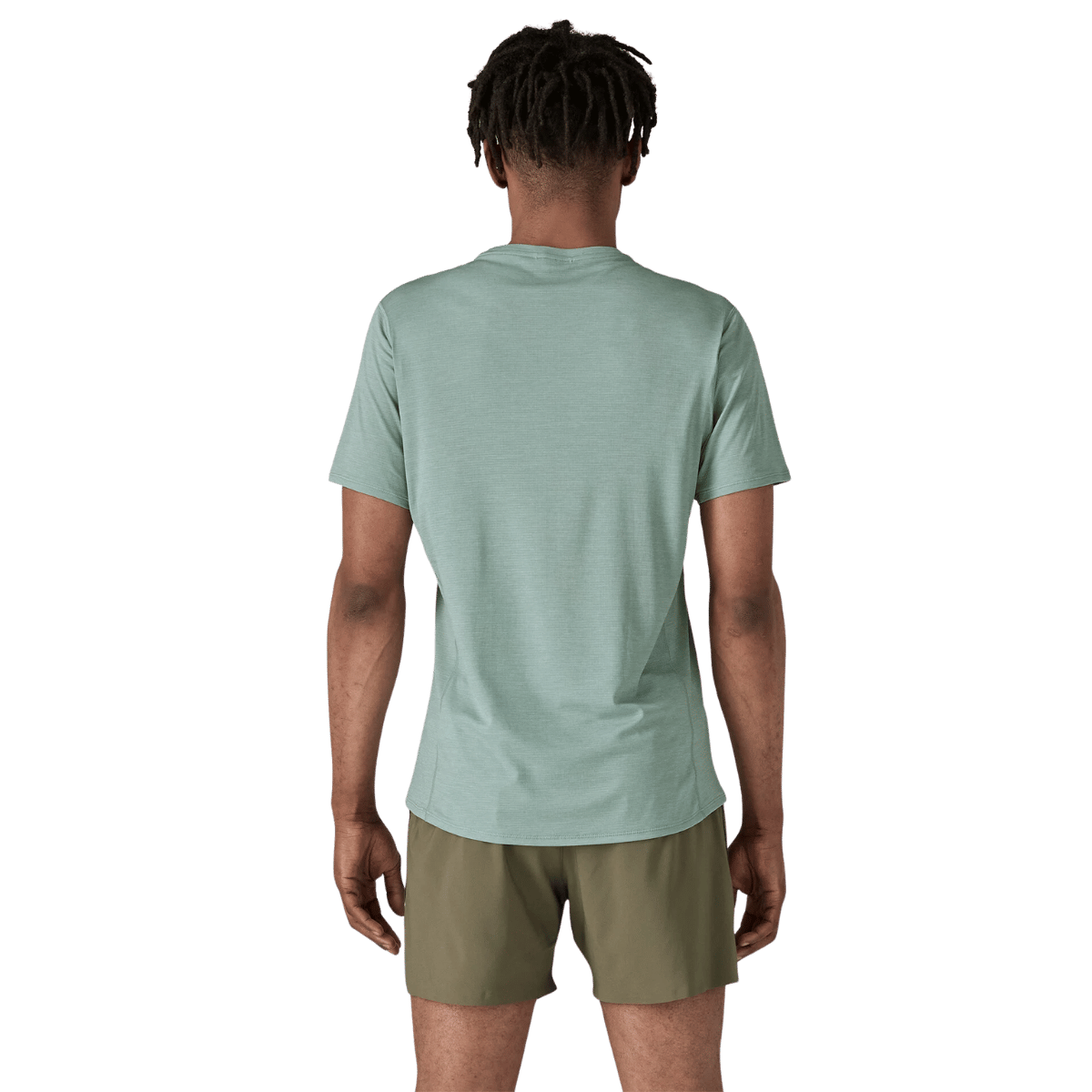 PATAGONIA CAPILENE COOL LIGHTWEIGHT SHIRT- LIGHT THERMAL BLUE WW BACK 