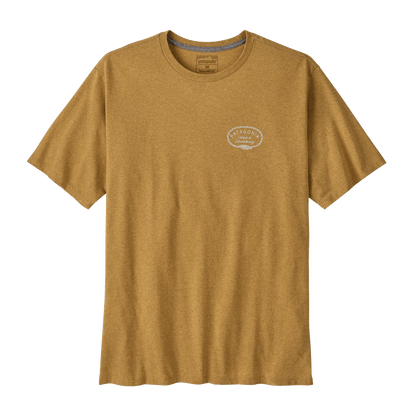PATAGONIA CLEAN CLIMB RESPONSIBILI-TEE - PUFFERFISH GOLD FRONT