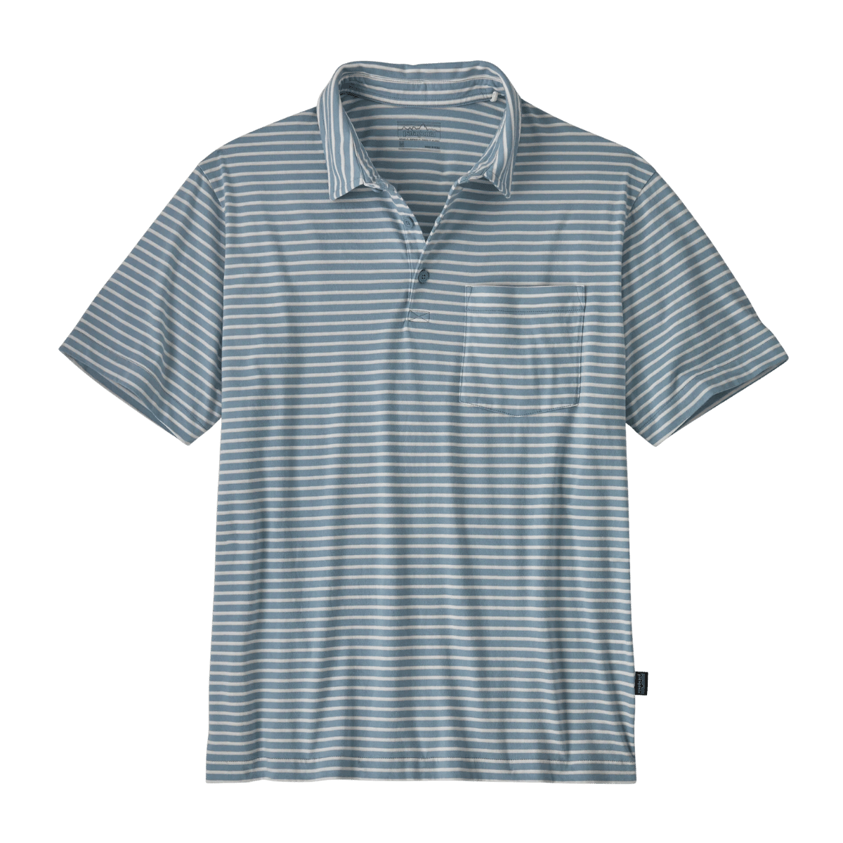 PATAGONIA DAILY POLO - HIGHLIGHT: LIGHT PLUME GREY FRONT