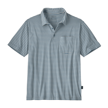 PATAGONIA DAILY POLO - HIGHLIGHT: LIGHT PLUME GREY FRONT