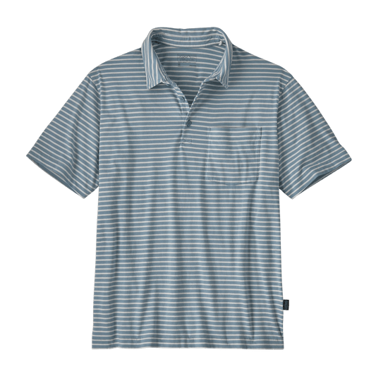 PATAGONIA DAILY POLO - HIGHLIGHT: LIGHT PLUME GREY FRONT