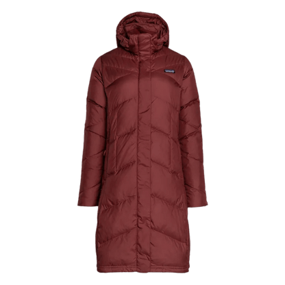 PATAGONIA WOMEN'S KNEE-LENGTH DOWN WITH IT PARKA - CARMINE RED - MAIN IMAGE