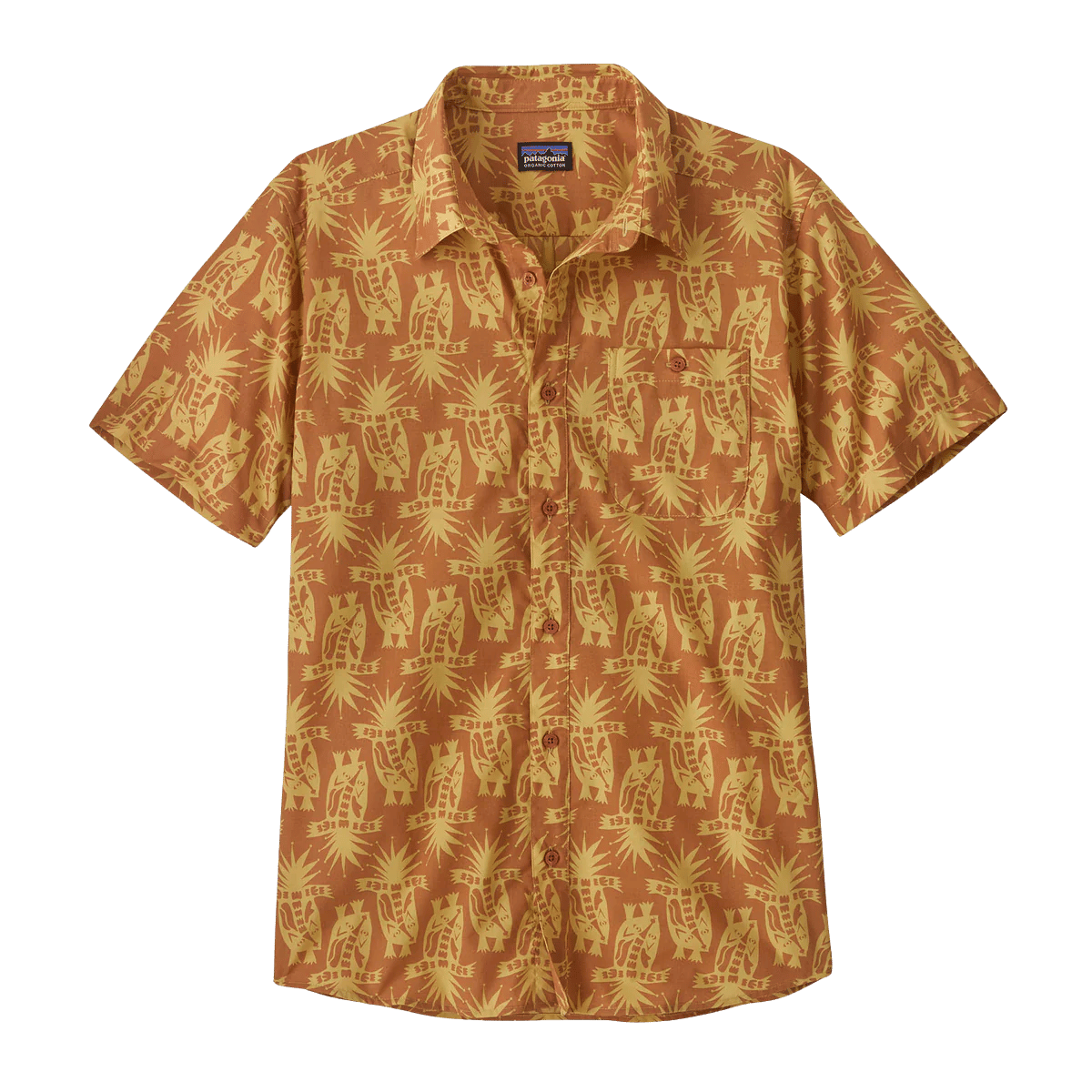 PATAGONIA GO TO SHIRT - SIENNA CLAY FRONT