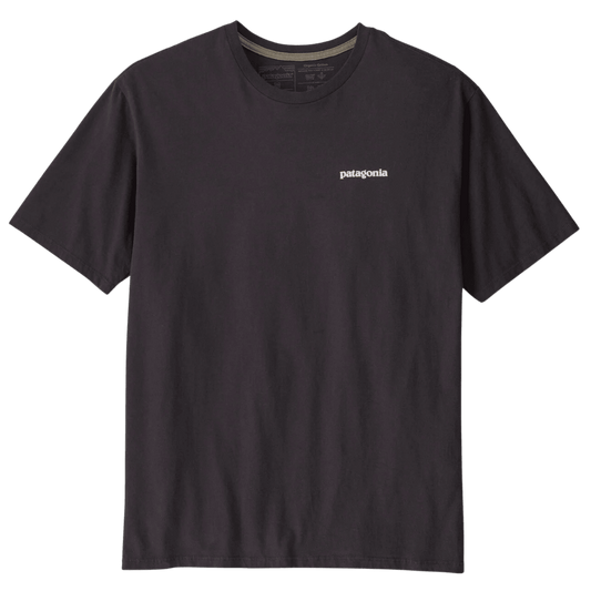 PATAGONIA MEN'S HOME WATER TROUT ORGANIC T-SHIRT - INK BLACK - FRONT VIEW