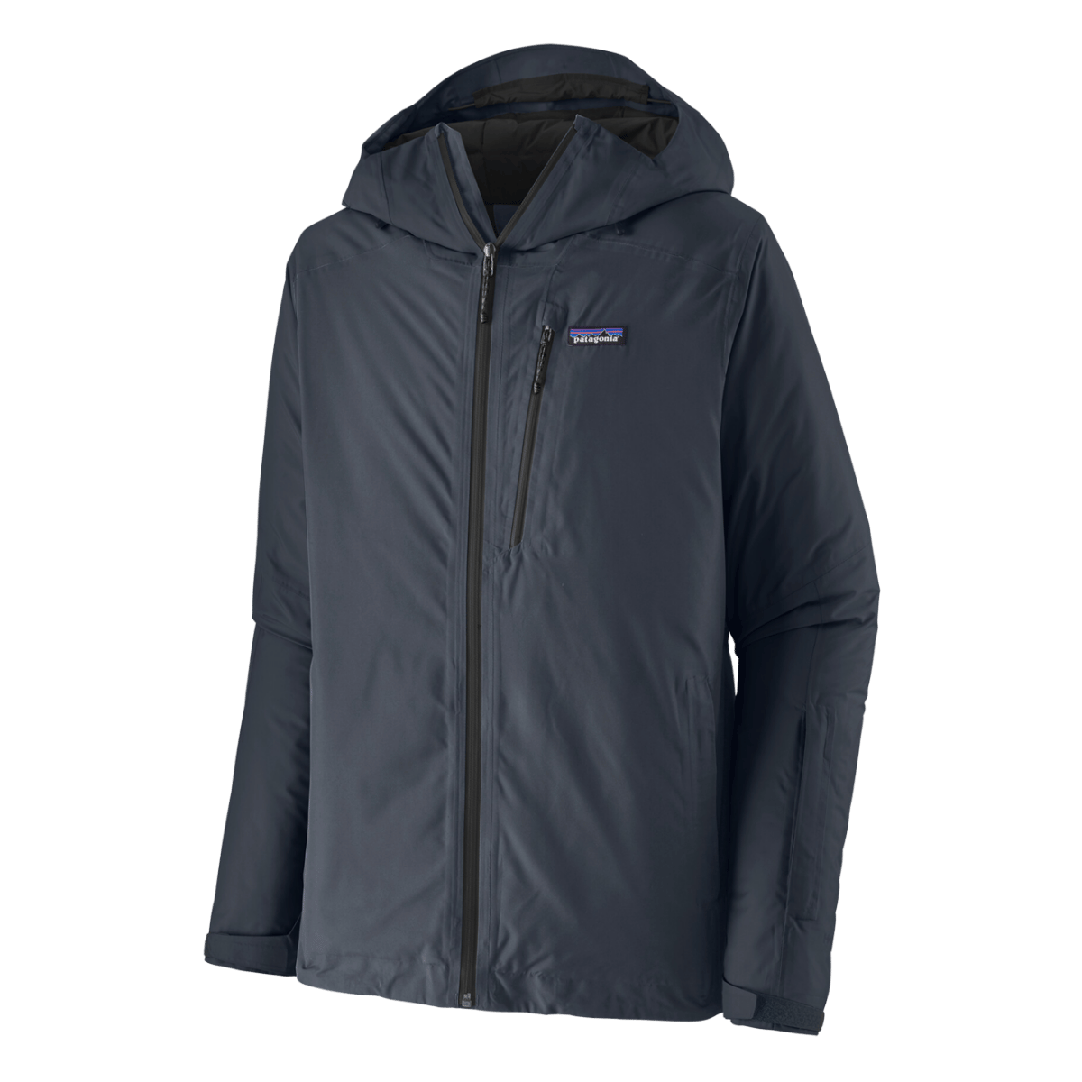 PATAGONIA MEN'S INSULATED POWDER TOWN JACKET - SMOLDER BLUE - FRONT VIEW