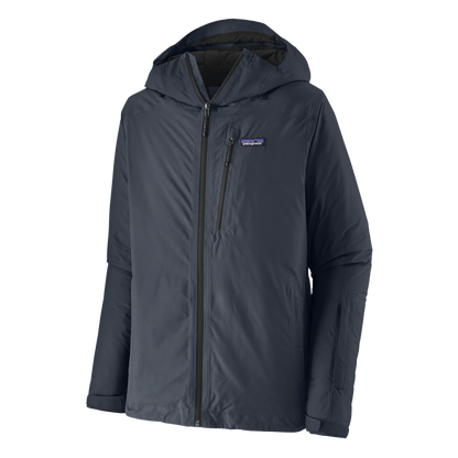 PATAGONIA MEN'S INSULATED POWDER TOWN JACKET - SMOLDER BLUE - FRONT VIEW