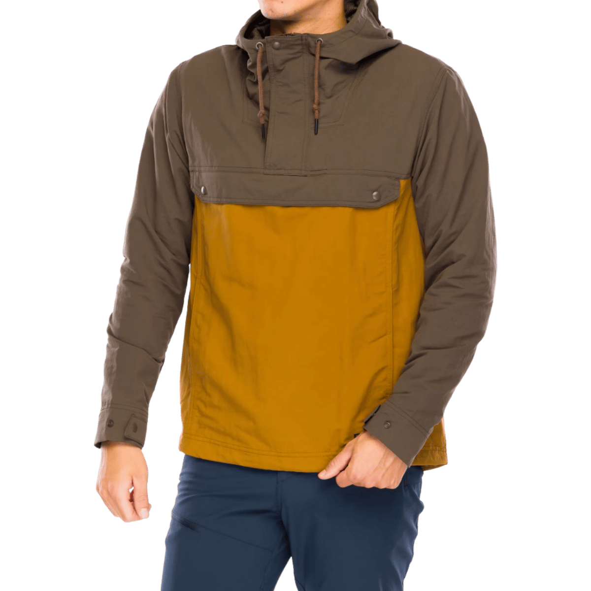 PATAGONIA ISTHMUS ANORAK - SHELTER BROWN  WW FRONT