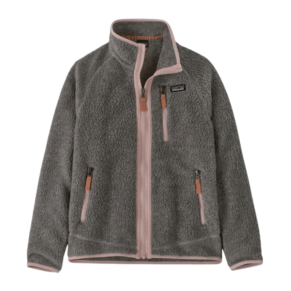 PATAGONIA KIDS RETRO PILE JACKET -SALT GREY FRONT