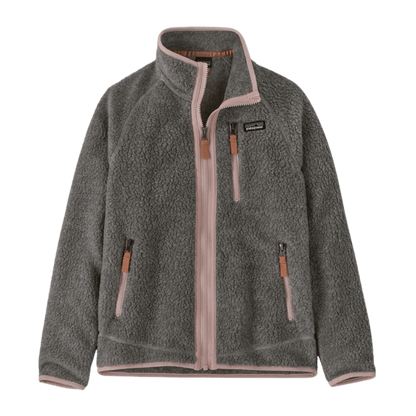 PATAGONIA KIDS RETRO PILE JACKET -SALT GREY FRONT