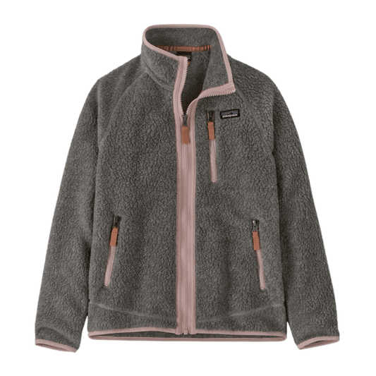 PATAGONIA KIDS RETRO PILE JACKET -SALT GREY FRONT