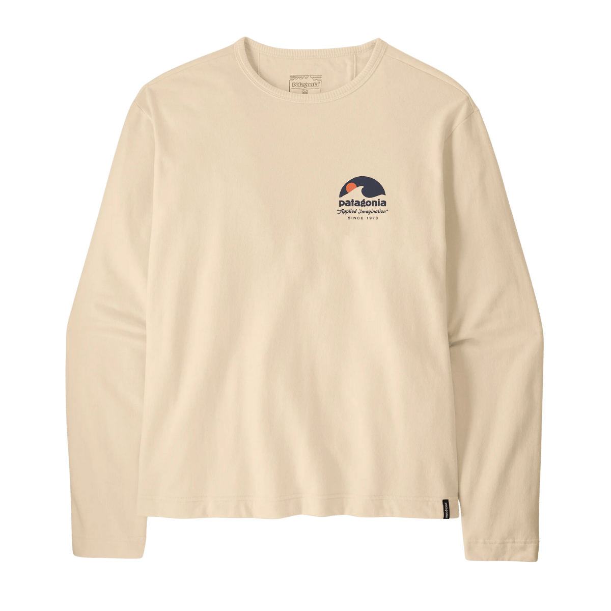 PATAGONIA LIGHTWEIGHT APPLIED IMAGINATION CREW - NATURAL  FRONT