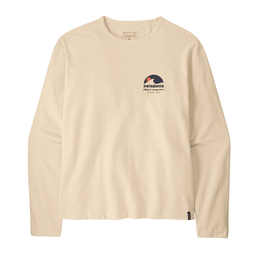 PATAGONIA LIGHTWEIGHT APPLIED IMAGINATION CREW - NATURAL  FRONT