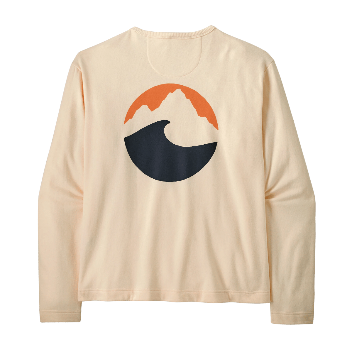 PATAGONIA LIGHTWEIGHT APPLIED IMAGINATION CREW - NATURAL  BACK