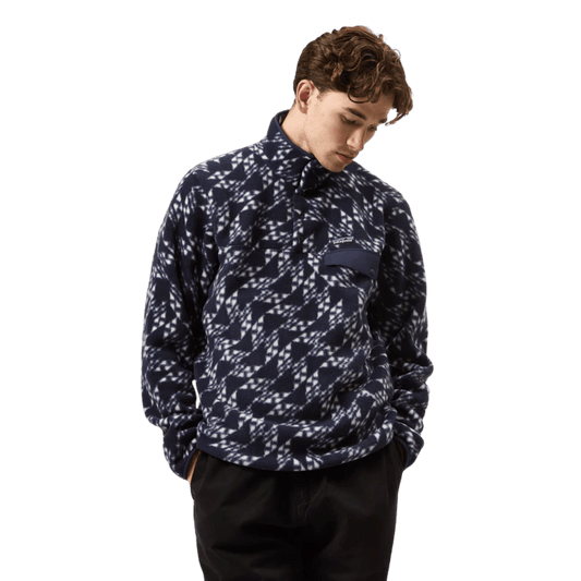 PATAGONIA LIGHTWEIGHT SYNCH SNAP-T PULLOVER - NEW NAVY WW FRONT