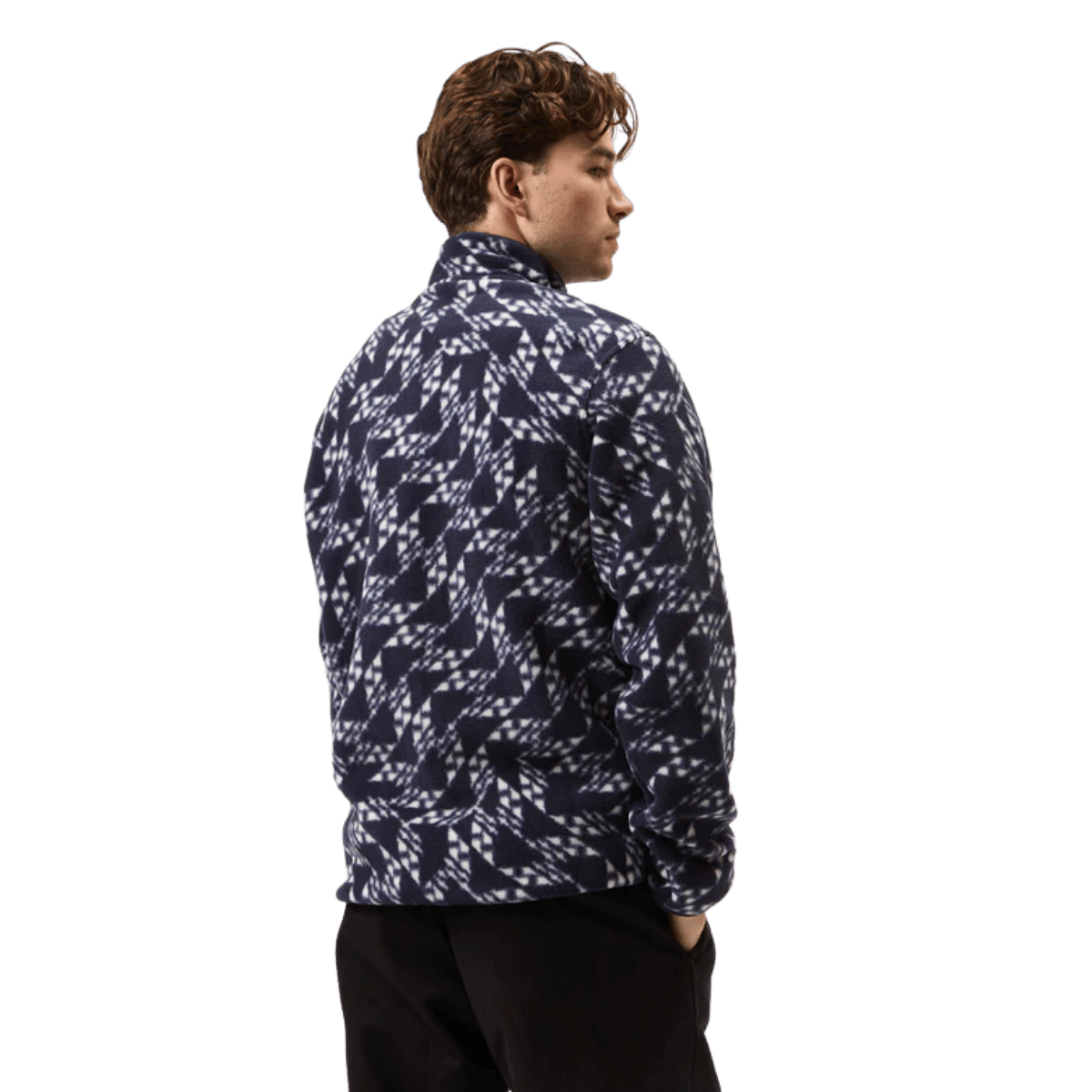 PATAGONIA LIGHTWEIGHT SYNCH SNAP-T PULLOVER - NEW NAVY WW BACK