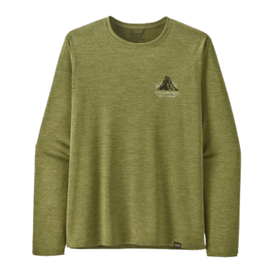 PATAGONIA LONGSLEEVE CAPILENE COOL DAILY SHIRT LAND - BUCKHORN GREEN FRONT