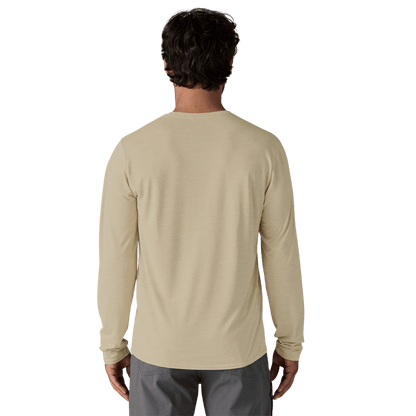 PATAGONIA LONGSLEEVE CAPILENE COOL DAILY SHIRT LAND  - PUMICE WW BACK